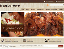 Tablet Screenshot of fitpaleomom.com